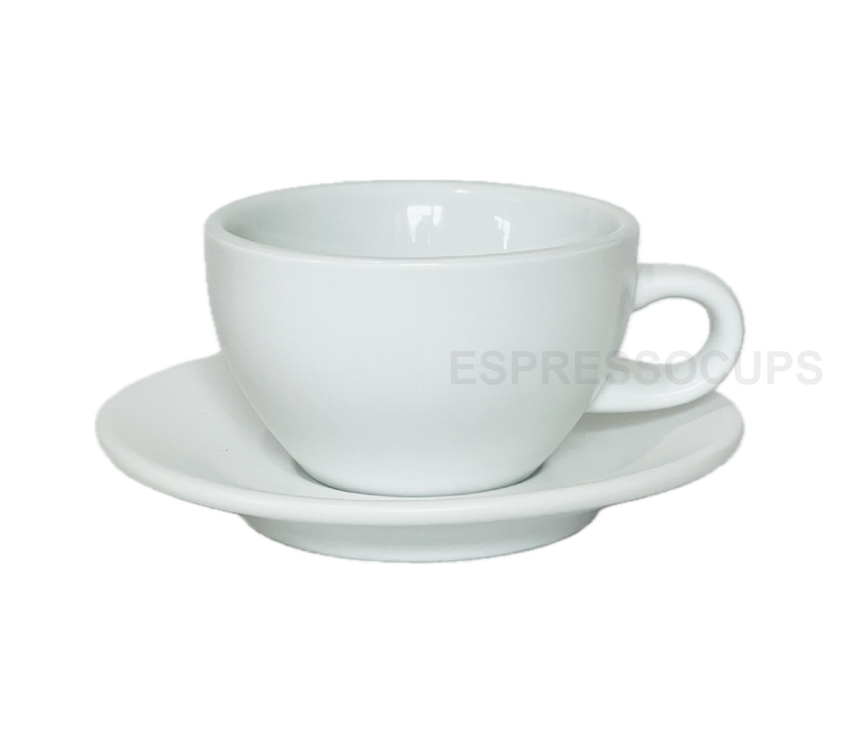 "TULIPANO" 210ml Cappuccino Cups - white matte